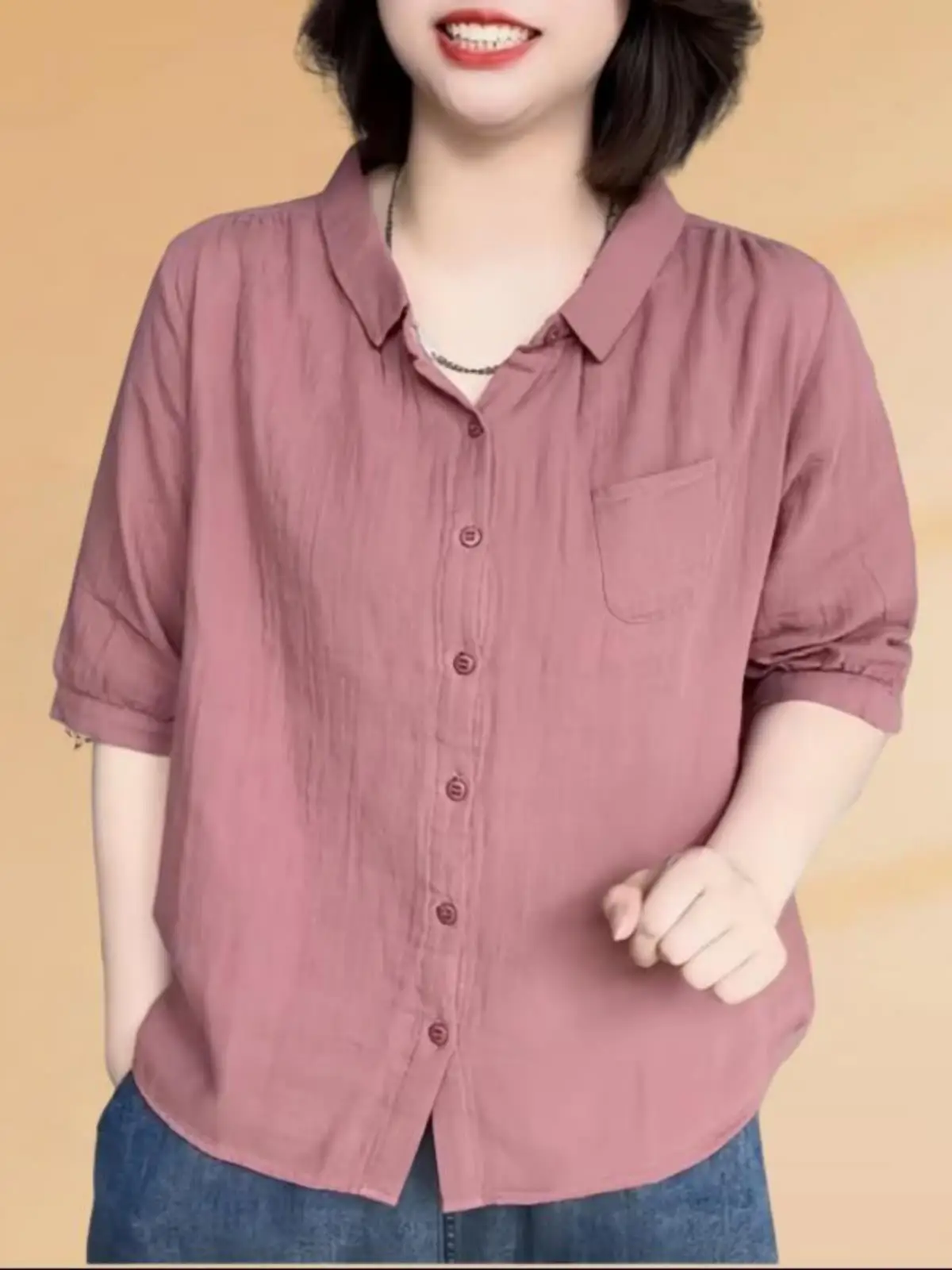 

Хлопково-льняной ort Sve irt, женский летний свободный повседневный топ с круглым вырезом, маленький размер, универсальная одежда для отдыха