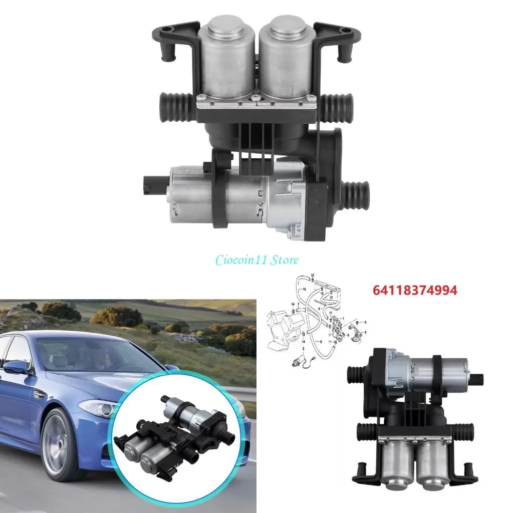 

Y1UB Replacement Coolant Control Valves Car Water Valves with Water for E38 E39