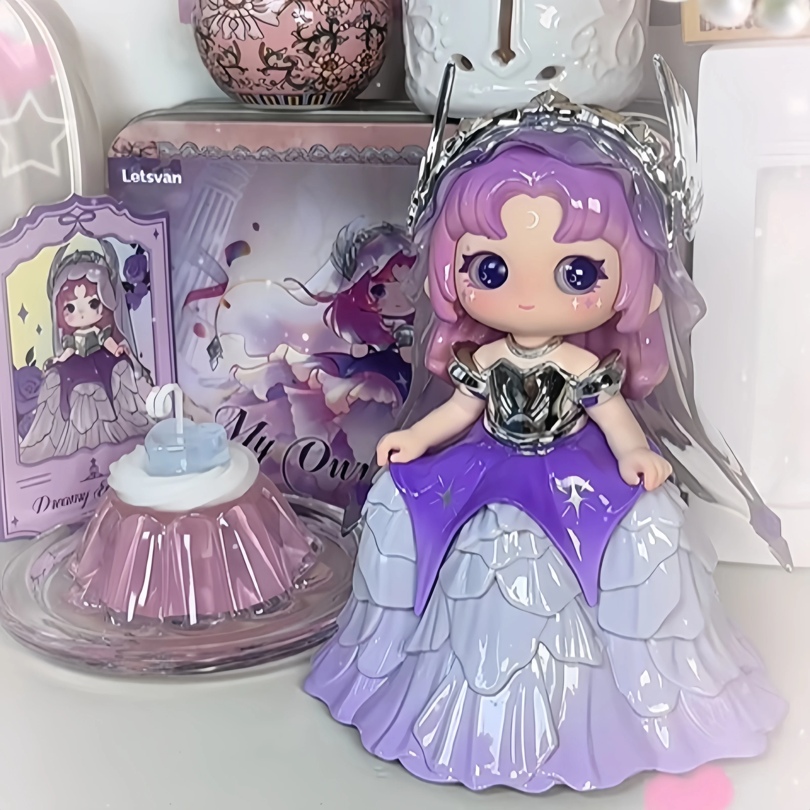 

Ziyuli V6 Glory Knight Feast Ritual Series слепая коробка милая изысканная Коллекционная декоративная настольная модель модные игрушечные фигурки подарок