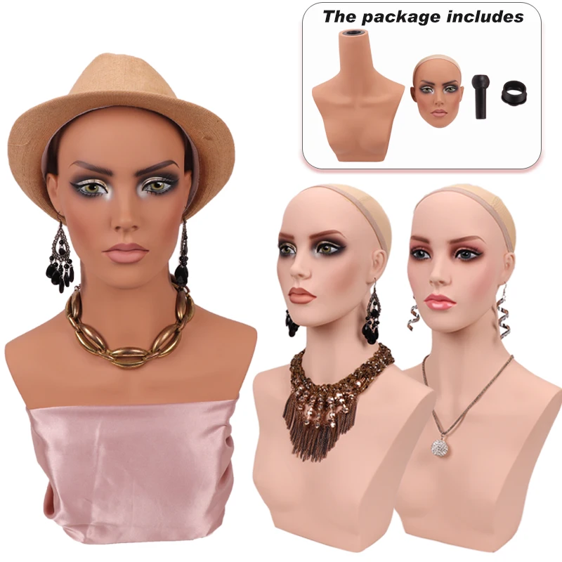 

Detachable Mannequin Model Head For Display Wigs,Jewelry Pvc Removable Manikin Head With Mannequin Body For Wigs Styling Show