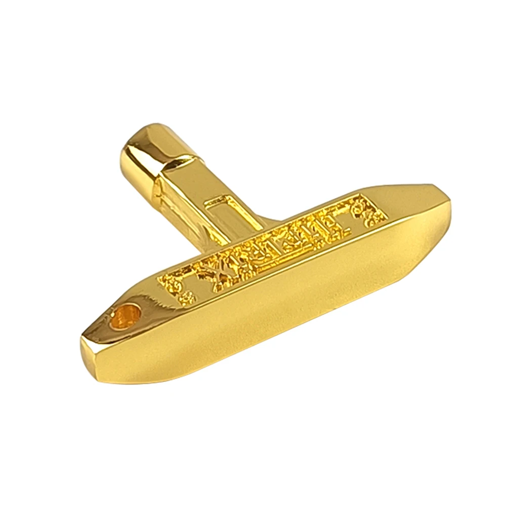 Drum Tuning Key Einstellschlüssel Metall T-förmig 4-Vierkantloch Percussion Instrument Zubehör Werkzeug – Detail 10