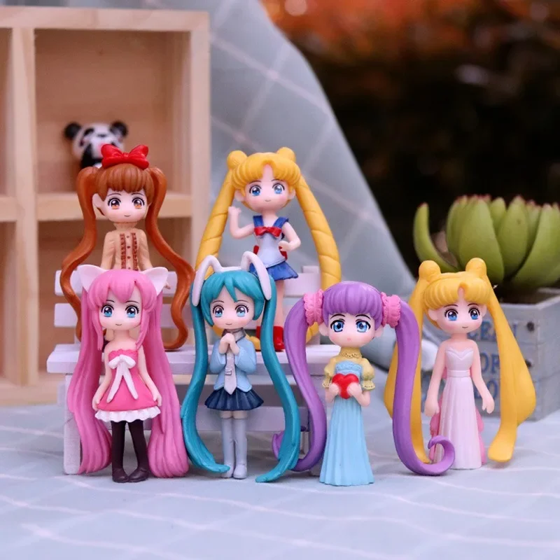 

Sailor Moon Tsukino Usagi Anime Figure Action Figures Statue Collection toy model Desktop decoration Pendant girl birthday Gift