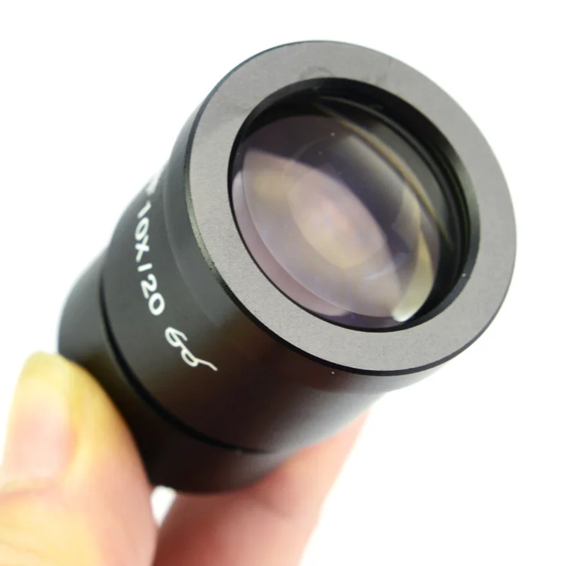 1PCS Wide Field Angle Microscope Eyepiece Lens WF10X/20 30mm Mounting Interface Eyepiece Stereo Microscope Accessory