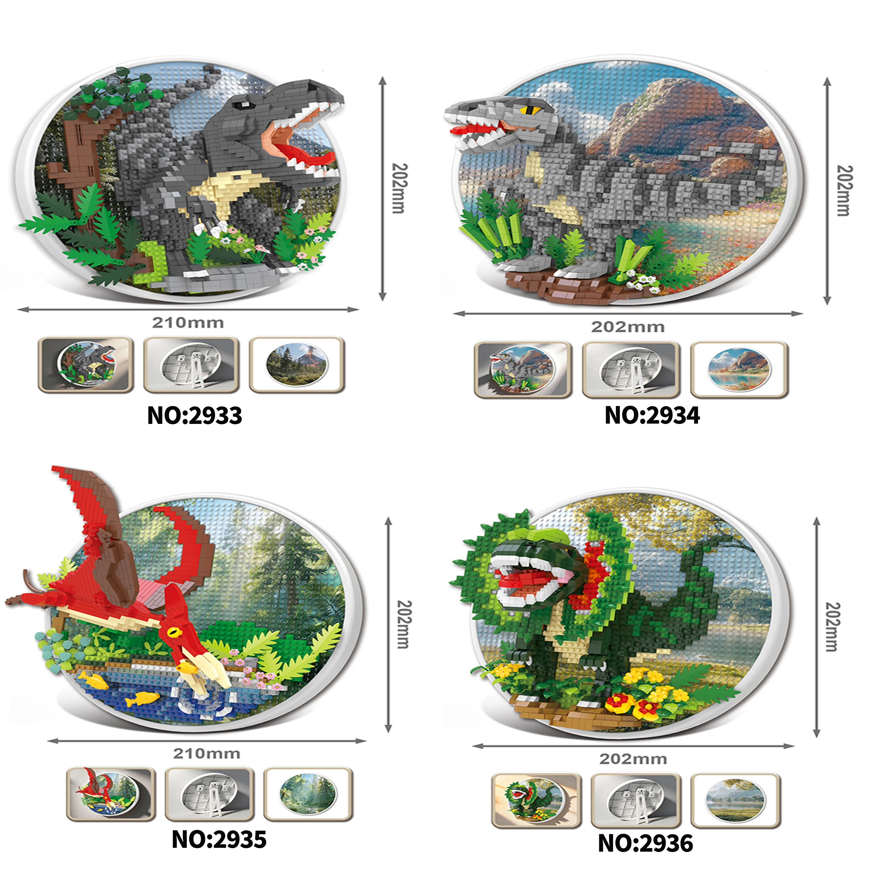 Prehistoric Dinosaur Mini Buil - đánh giá và giá Kids Toys Under 1000