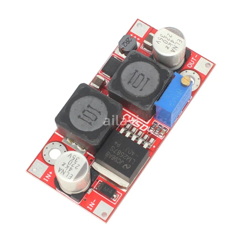 DC-DC Auto Boost Buck Converter 3-35V to 1.25-30V 2A 18W Full Range Regulator Step-up Step-down Power Supply Module LM2587