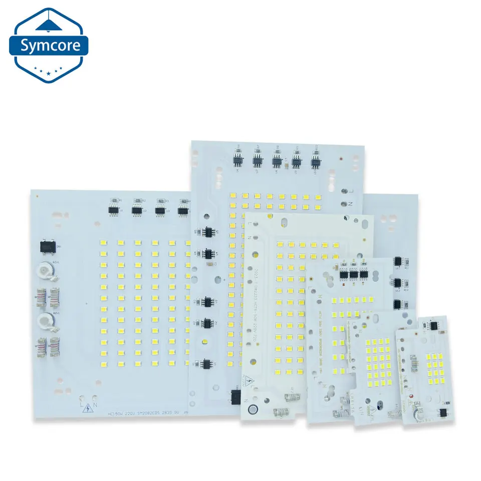 

AC220V LED Chips SMD2835 Beads 10W 20W 30W 50W 100W 150W 200W 300W LED Board For DIY Outdoor Floodlight Ceiling&panel Lights