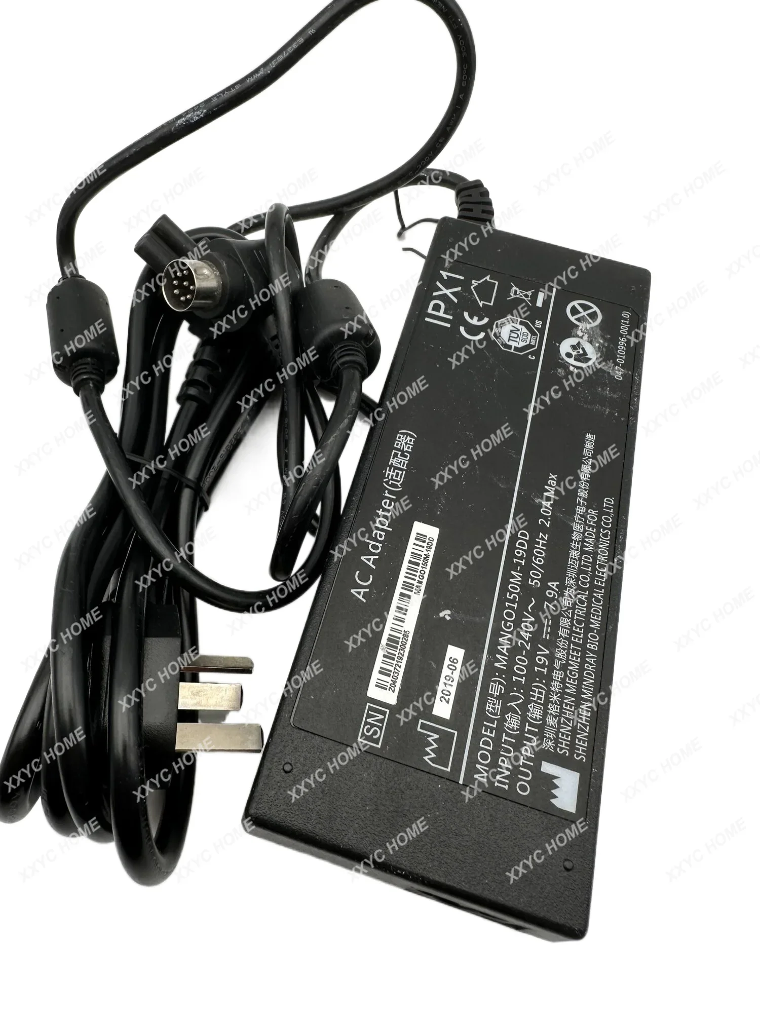 Original AC Adapter Charger For mindray 19V 7.9A 150W 8PIN MANGO150M-19DD  Power Supply