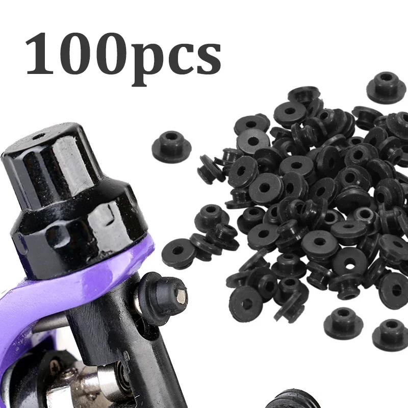 High Quality Tattoo Needle Rubber Grommets Nipples Needle Pad Armature Bar Tattoo Accesories 100pcs/bag Tattoo Machine Accessory