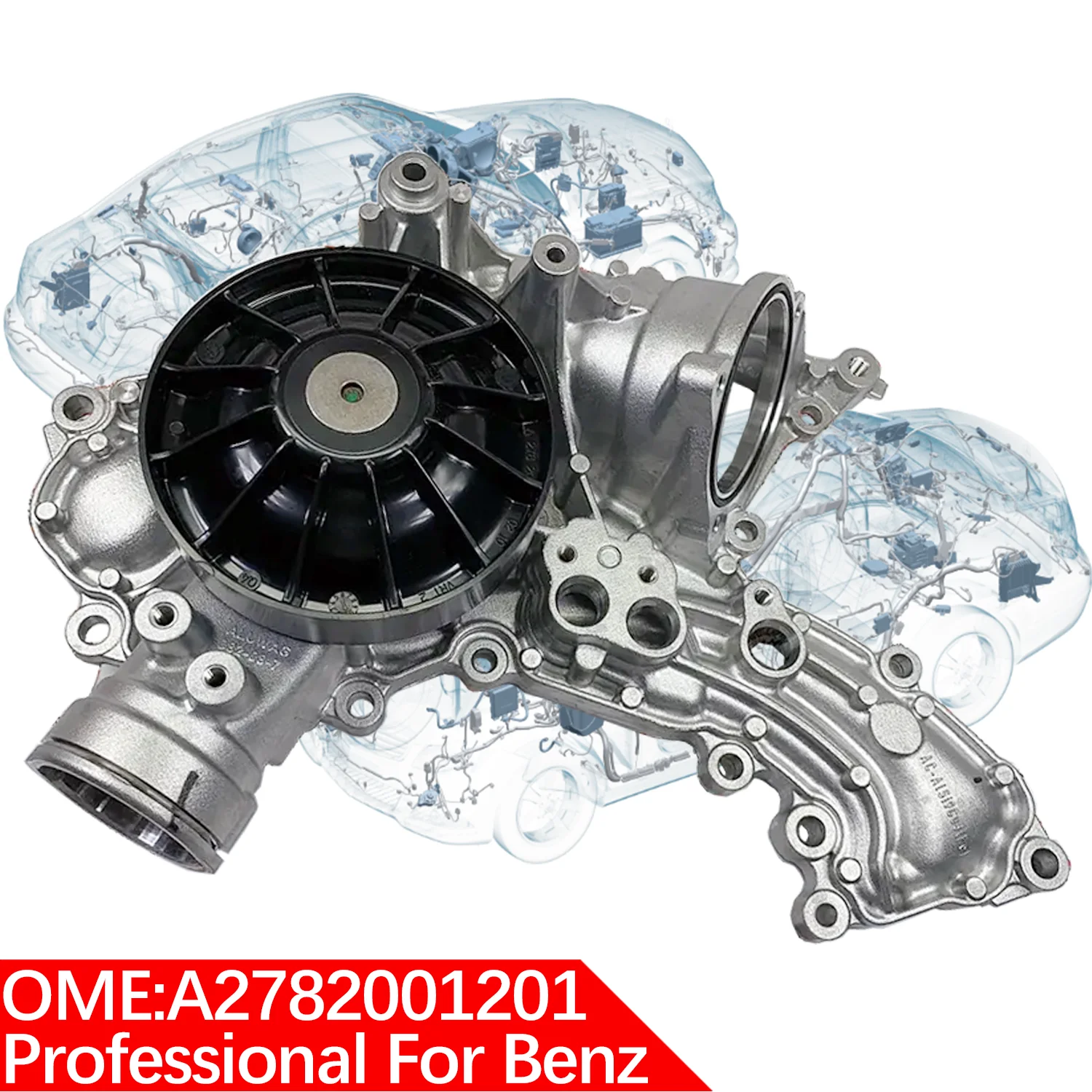 A2782001201 M278 SL550 GLE63AMG GLS550 G63 CLS63 GLS63 S550 E550 original car Engine Water Pump For Mercedes-Benz R231 X222 W166