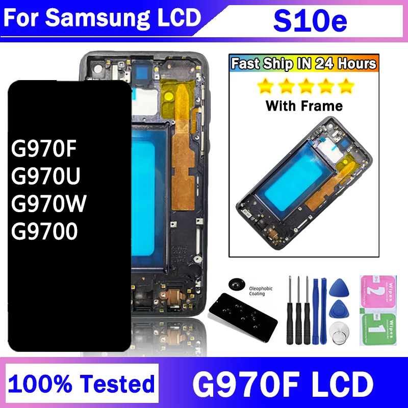 TFT Quality G970F/DS G970U G970W SM-G9700 Lcd For Samsung S10e LCD S10E LCD Display Touch Screen Display Digitize Assembly