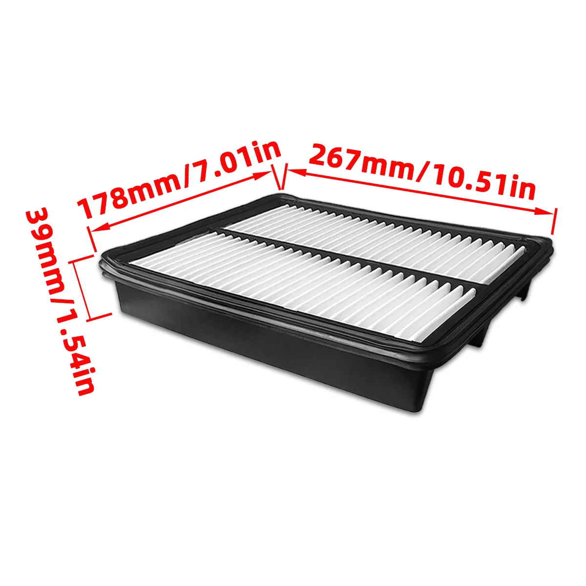 PINMOAP Hochleistungs-Autoluftfilter CA11259 ist geeignet für Mazda3/3 Sport/6/CX-5 Motorluftfilter PE07-13-3A0A. – Detail 4