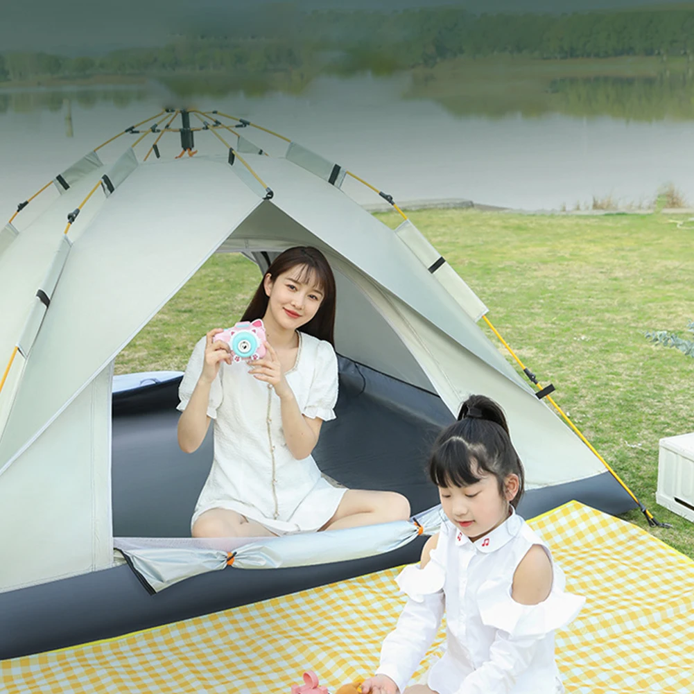 

Легкоустанавливаемые водонепроницаемые палатки с двумя входами, автоматическое быстрое раскрытие, для кемпинга, походов и путешествий