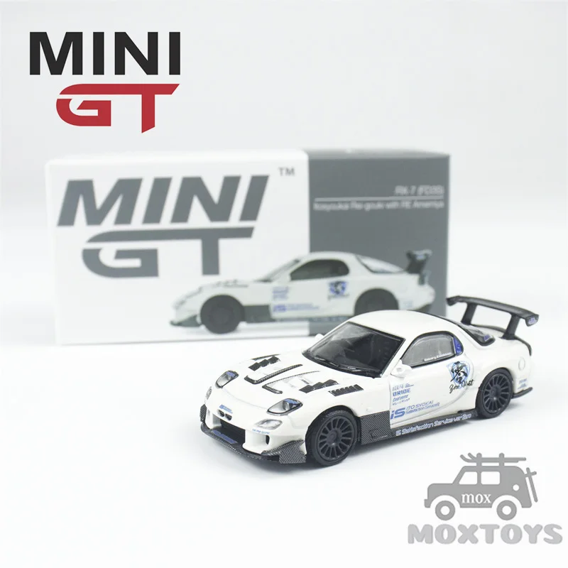 

MINI GT 1:64 RX7 FD3S Itosyoukai Rei-gouki с RE Amemiya белая литая под давлением модель автомобиля