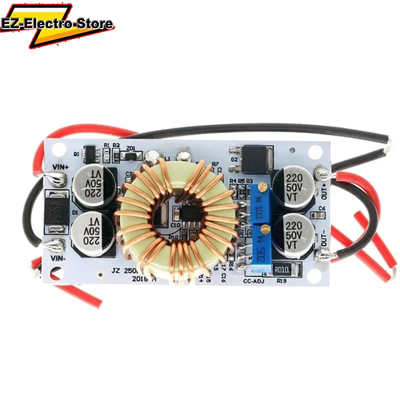 Convertidor de refuerzo de DC-DC, fuente de alimentación móvil de corriente constante, módulo elevador de controlador LED de 10A y 250W
