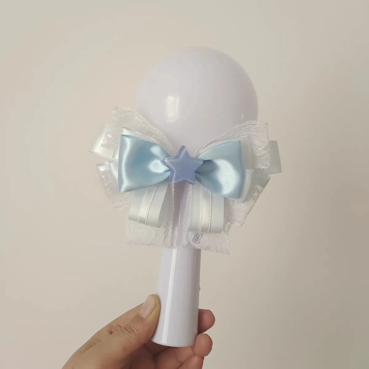 Handgefertigte Sternspitze Perlenkette Schleife Konzert-Unterstützungsstab Zubehör Lolita Cosplay Requisite Korsage Krawatte Originelles Geschenk-Accessoire – Detail 6