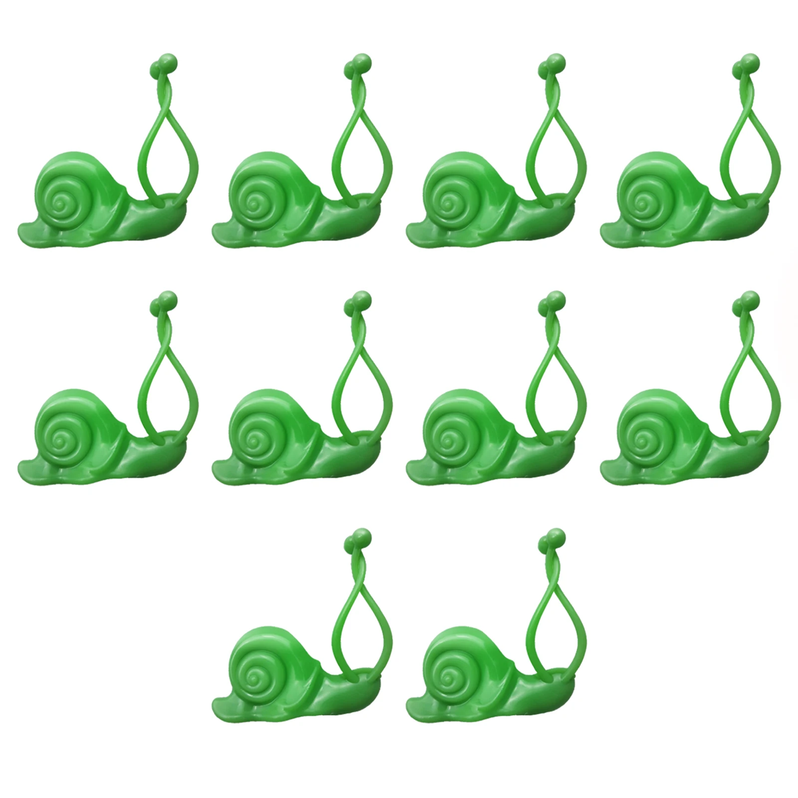 10Pcs Invisible Snails Plant Climbing Wall Fixture Clips Bracket Vine Fixed Buckles Leaf Clip Self-Adhesive Fixture Hook Garden