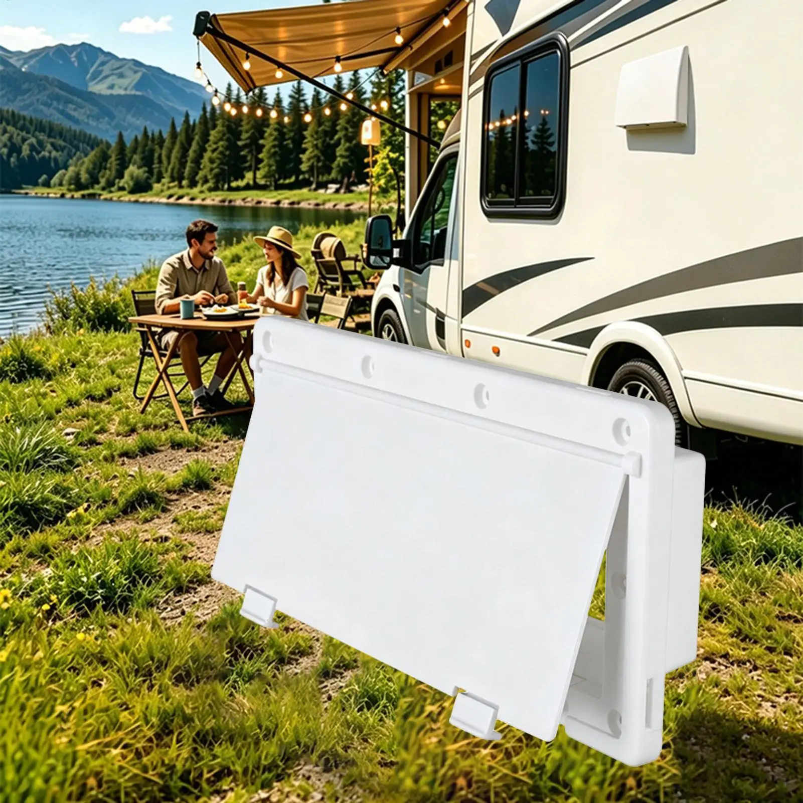 RV Range Vent Cover Trailer Ventilation Accessories Motorhome Sidewall Vent Cover For Drivers Travelers Repairers Restorers