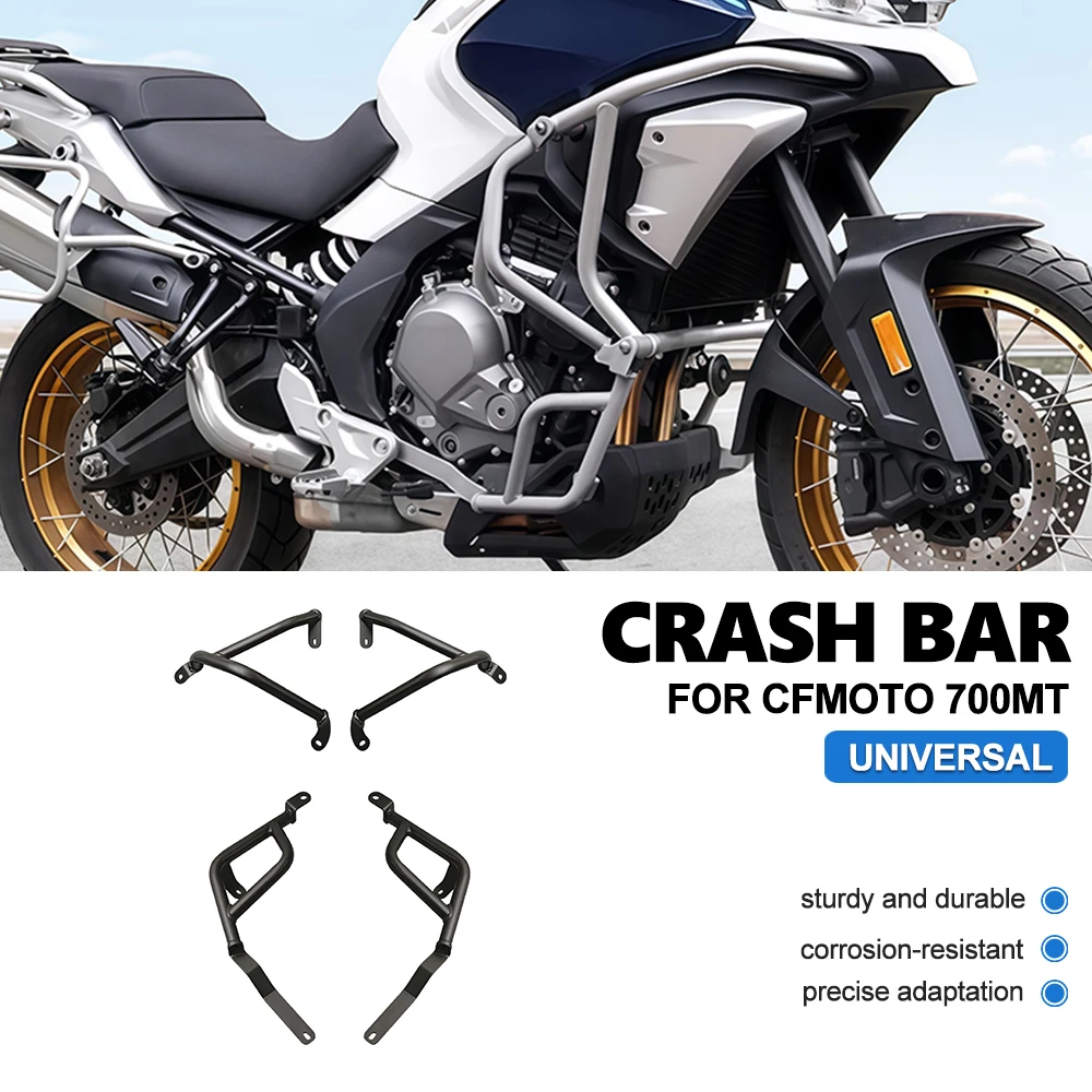 Heavy Duty Bumper Crash Bar Protector Anti Drop Frame Guard For Spring Breeze 700MT Adventure Touring Highway Crash Bars