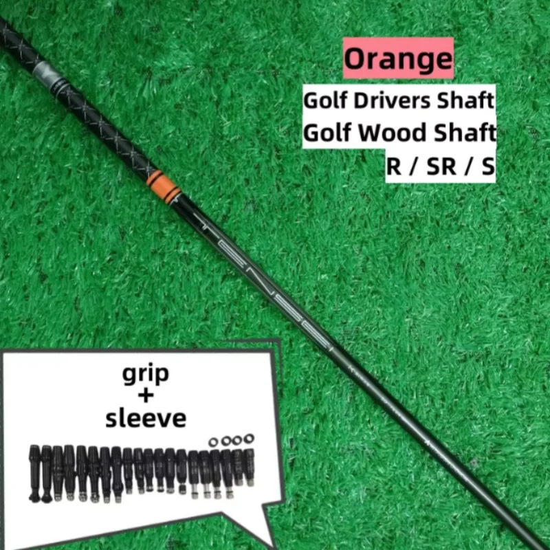 

New Golf Shaft TENSEI 1K Orange Golf driver and Wood Shaft Flex SR/R/S Graphite Shaft Free assembly sleeve and grip