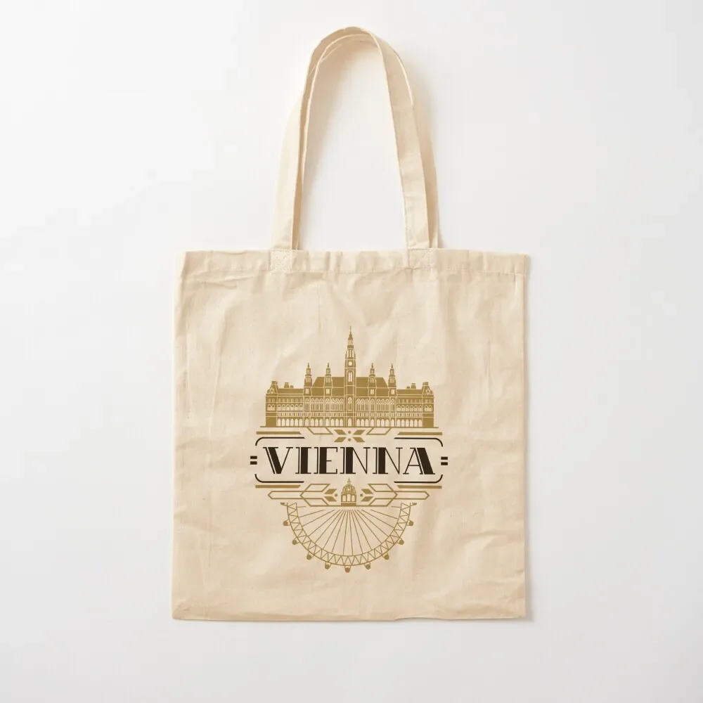 

Vienna Austria Art Deco Souvenir Tote Bag supermarket folding bag canvas tote bags Large bags for women custom canvas bag