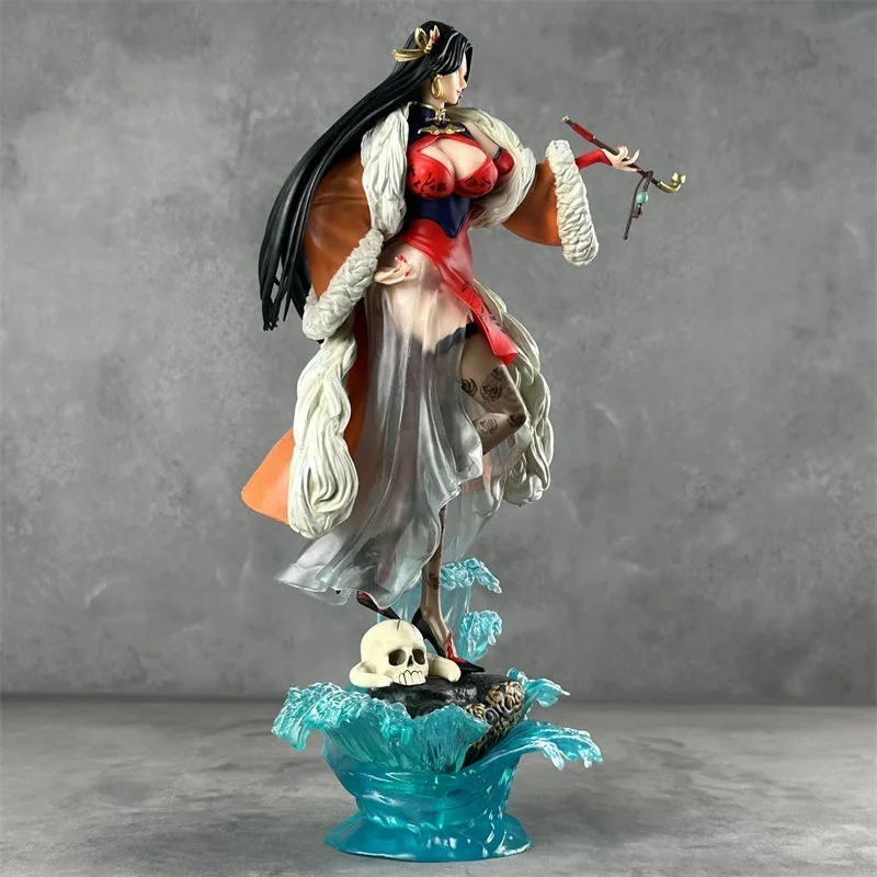 One Piece Boa Hancock Anime Figure Chinese Style Cheongsam Pvc Collectible Model Desktop Ornament Anime Collection Home Decor view 4
