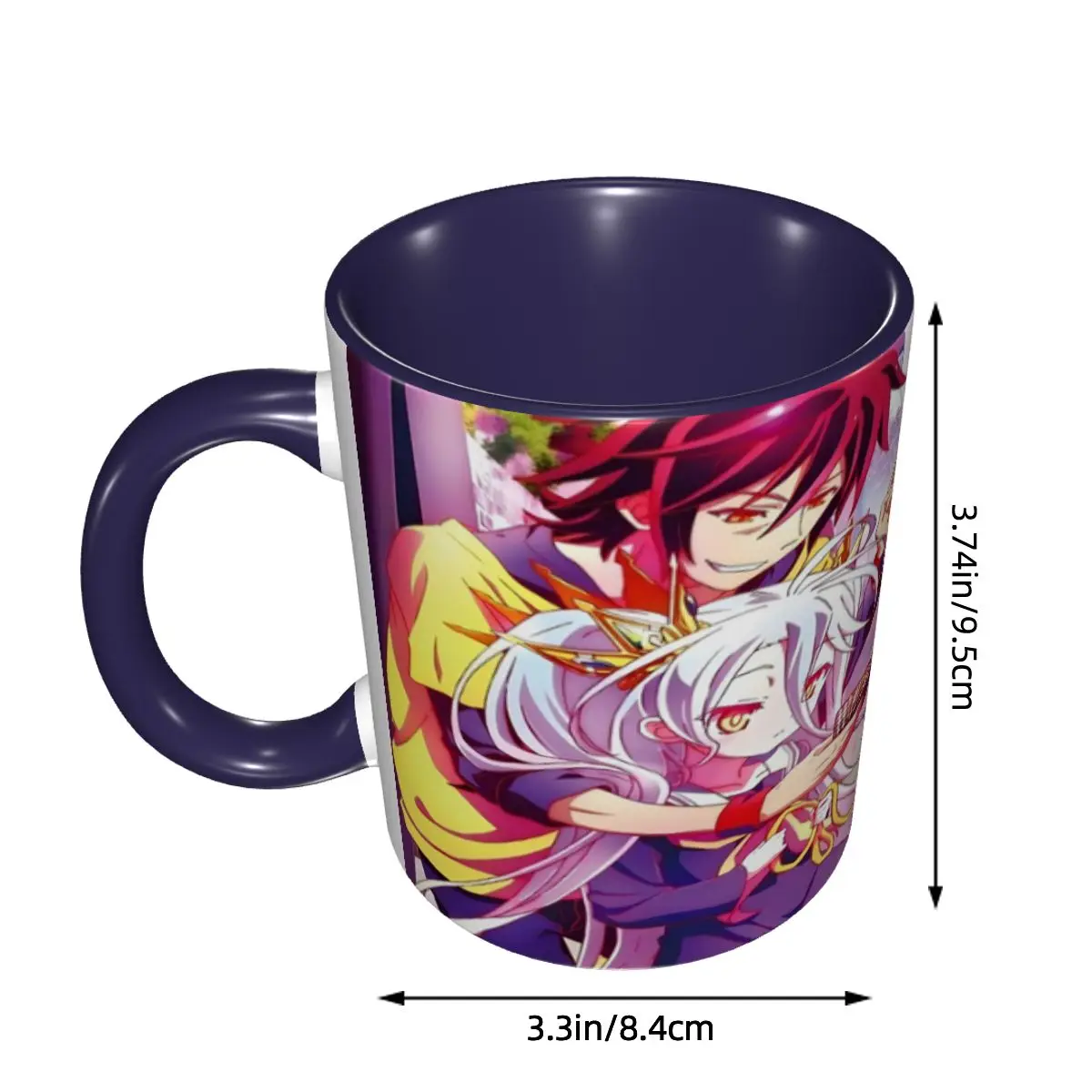 No Game No Life Zero Cover Image Mug Funny Ceramic Coffee Cups Tea Mugs Milk Cup Drinkware Gifts for Woman Man