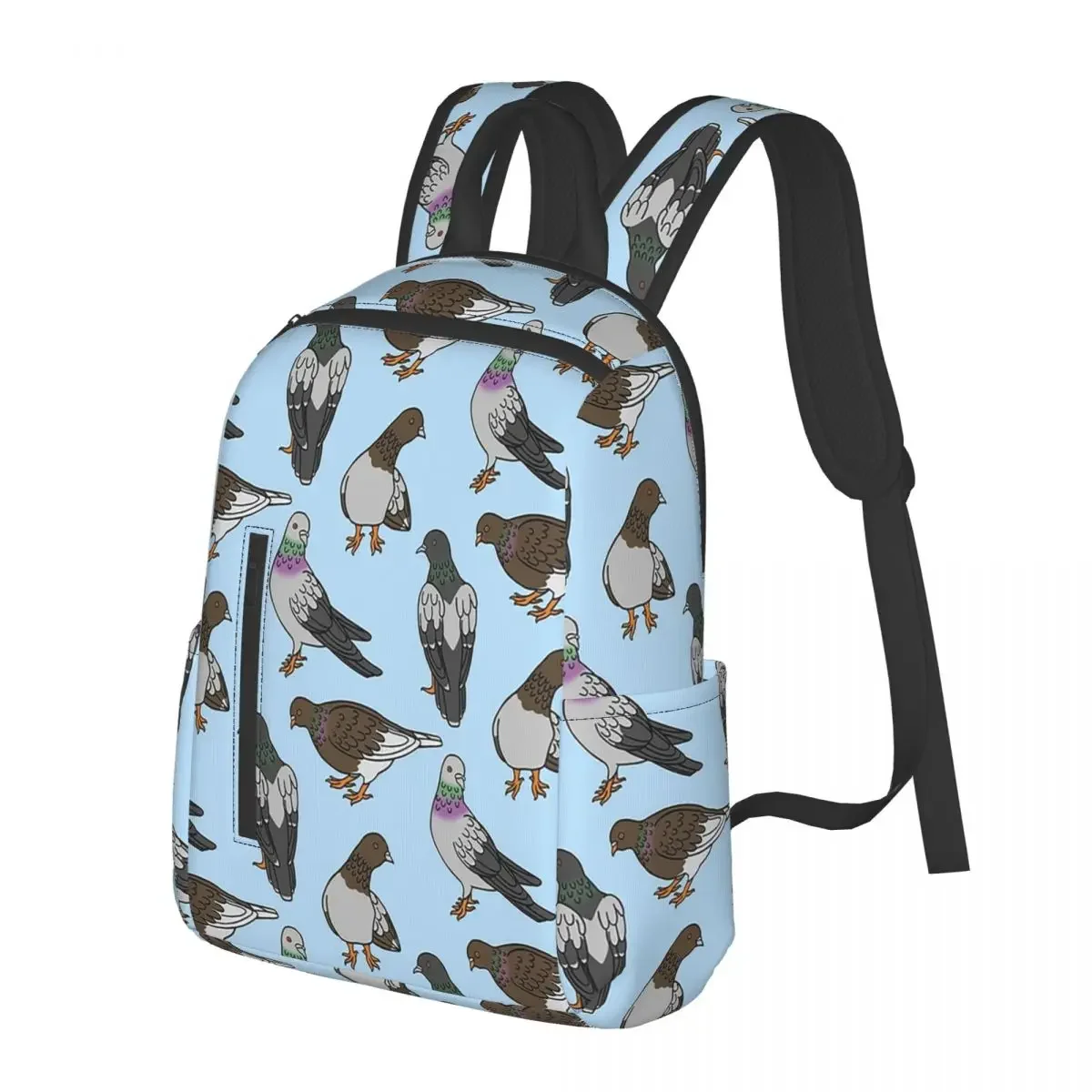 

City Pigeons Student Backpack School Bag Hiking Travel Daypack for Boys Girls Fashion Bookbag Shoulder Bags