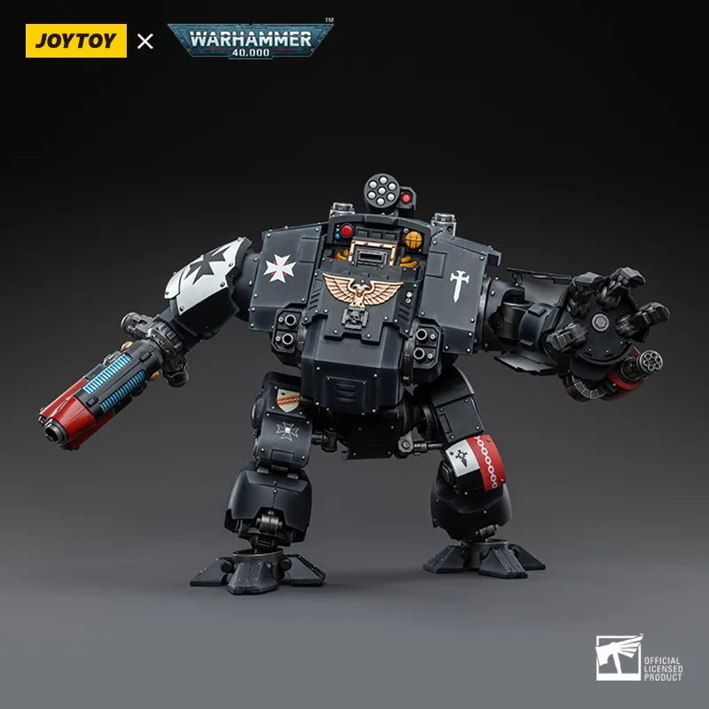 Vorbestellung JOYTOY Dark Source Warhammer 40K Black Templars Redemptor Dreadnought Legierungs-Actionfigur im Maßstab 1:18, Sammlerstück
