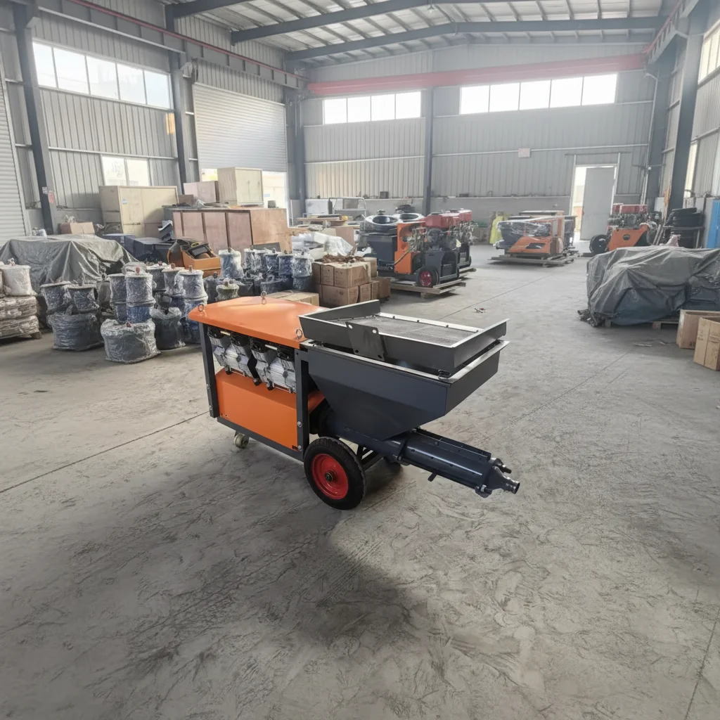 711 Pump Concrete Plastering  Wall Plastering Machine Mortar Spraying Machine 7.5 kW 380V view 4