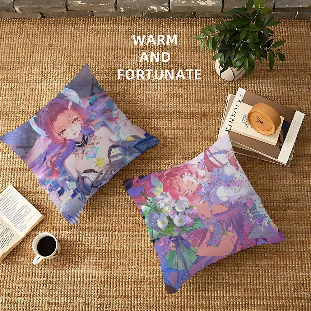 Game Wuthering Waves Aemeath pillow cover sofa cushion cover home room decoration children gift