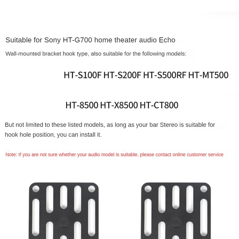 Soundbar Muurbevestigingsbeugels Voor Yamaha SR-C20A YAS-207 YAS-209 YAS-108 YAS-109 Soundbar Voor Sony-HT-G700 Luidsprekeraccessoires