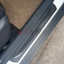 For Nissan Rogue 2014-2023 2024 2025 Accessory Stainless Car Door Sill Kick Scuff Plate Entry Guard Protector Cover Trim Styling