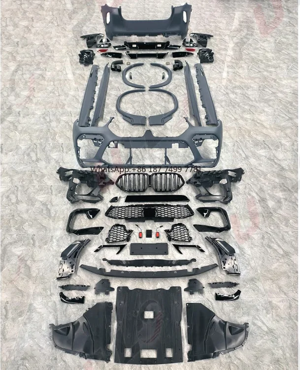 

High Quality Car Bumper for . X6 G06 20-22 Update to X6M Front Rear Bumper Aasembly Side Skirts Grille Perfect Fit