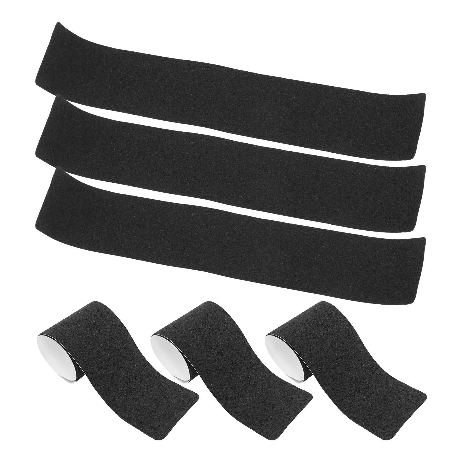 

6 Pcs Tape Non-slip Anti Stair Strips S for Stairs Tub Grip Adhesive Treads Black Glow in The Dark Basement