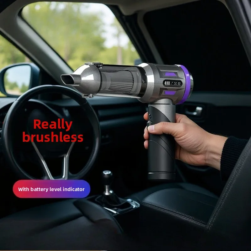 

Handheld Turbo Blower Car Vacuum Cleaner – Powerful Electric Air Duster for SUV, RV, Truck & Trailer Cleaning