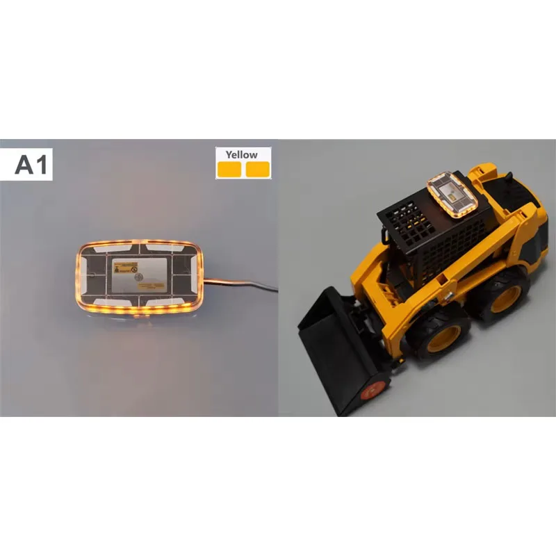 

Радиоуправляемая игрушечная модель автомобиля, многофункциональная сигнальная лампа на крыше для Tamiya RC 1/14, трактор 1/12, инженерные машины, бульдозер, экскаватор