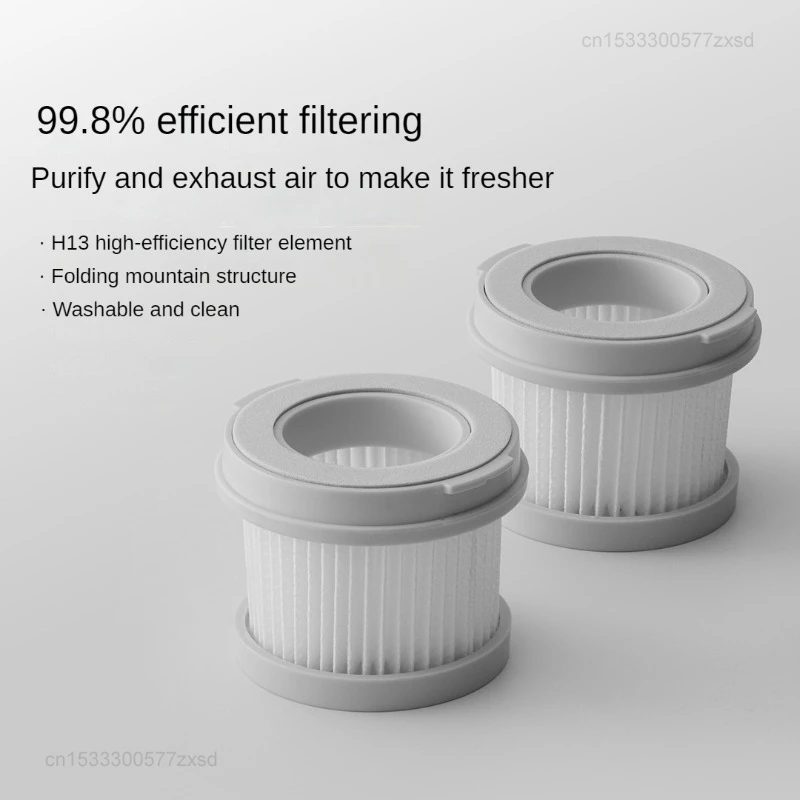 Xiaomi Mijia HEPA Filter for Mijia Vacuum Mite Remover Brush 2 Filter Element Replacemnet HEPA Filter Core Set Accessories Parts