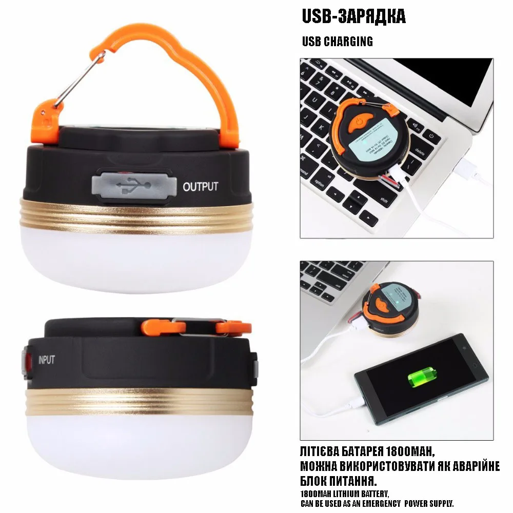 Lampka przenośna wysokiej mocy akumulatorowa lampa Led lampa długotrwała akumulator moc latarnia Camping namiot oświetlenie awaryjne