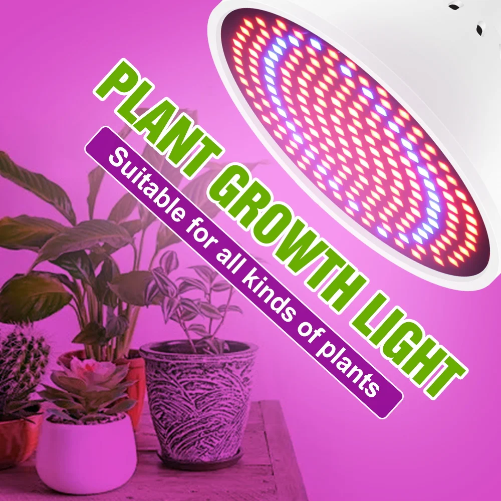 

25W LED Full Spectrum Grow Light Bulb E27/E26 Plant Fill Lamp Indoor 220V Greenhouse Tent Vegs Fruit Flower Cultivation Lighting