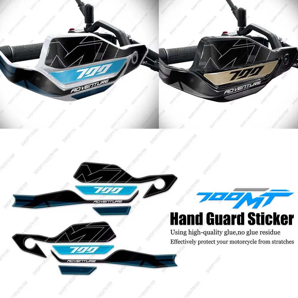 

For CFMOTO 700MT 700mt ADV Motorcycle Hand Guard Protection Sticker 3D Epoxy Resin Sticker