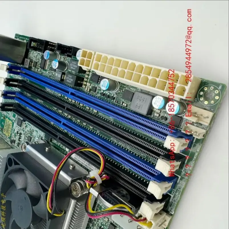 2026   X10SDV-4C-TLN2F Main Board ITX Server D1521 Double 10 Gigabit 1581 Second-hand Disassembly Spot Quick Delivery