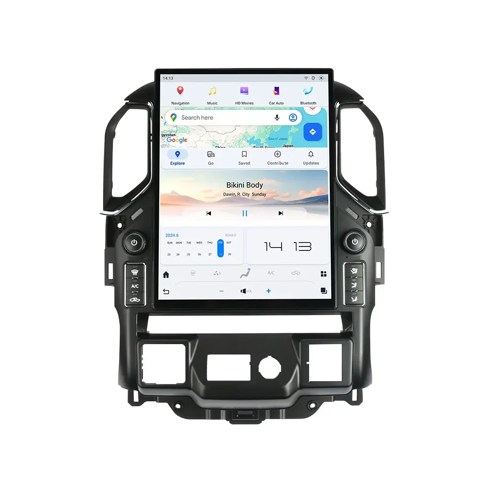 2024 New 15.6 Inch Tesla Style 8+128G Android Car Radio For Chevrolet Silverado GMC Sierra 2019 2021 2022 Multimedia