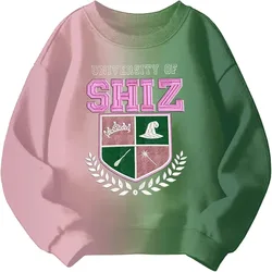 Wicked Sweatshirts Merch Crewneck Sweatshirts Unisex Fashion Long Sleeve Streetwear Boys Girls Wicked The Musical Clothing