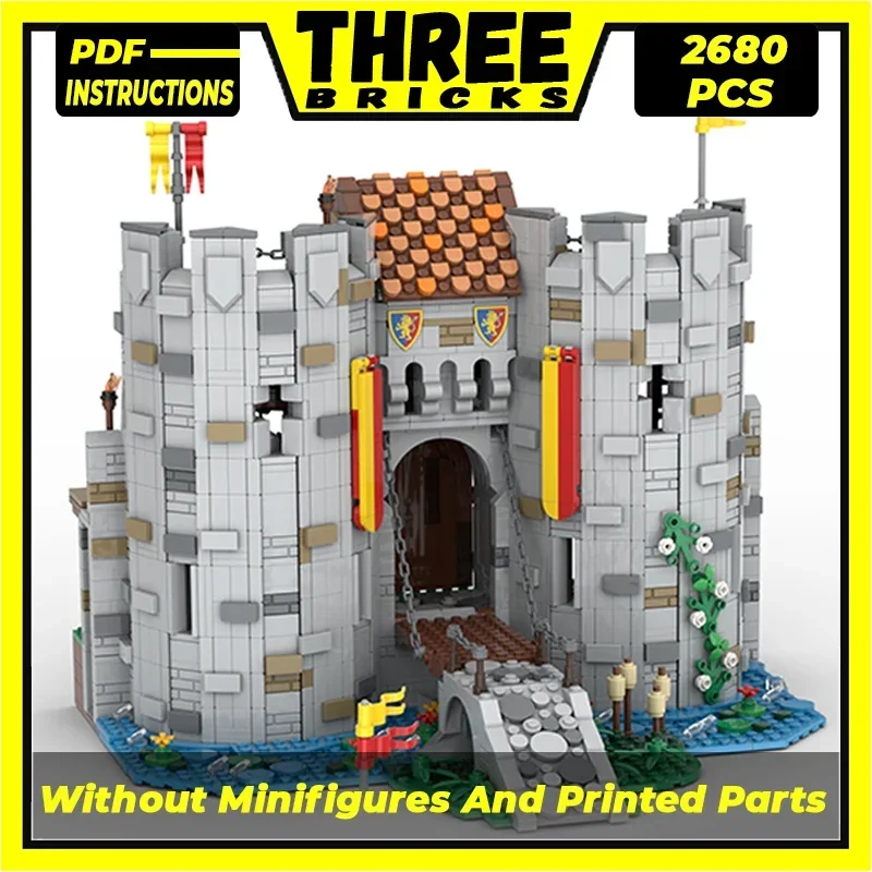 Moc Bouwstenen Model De Poort Van Brickenstein Kasteel Technologie Modulaire Blokken Geschenken Speelgoed Voor Kinderen DIY Sets Montage