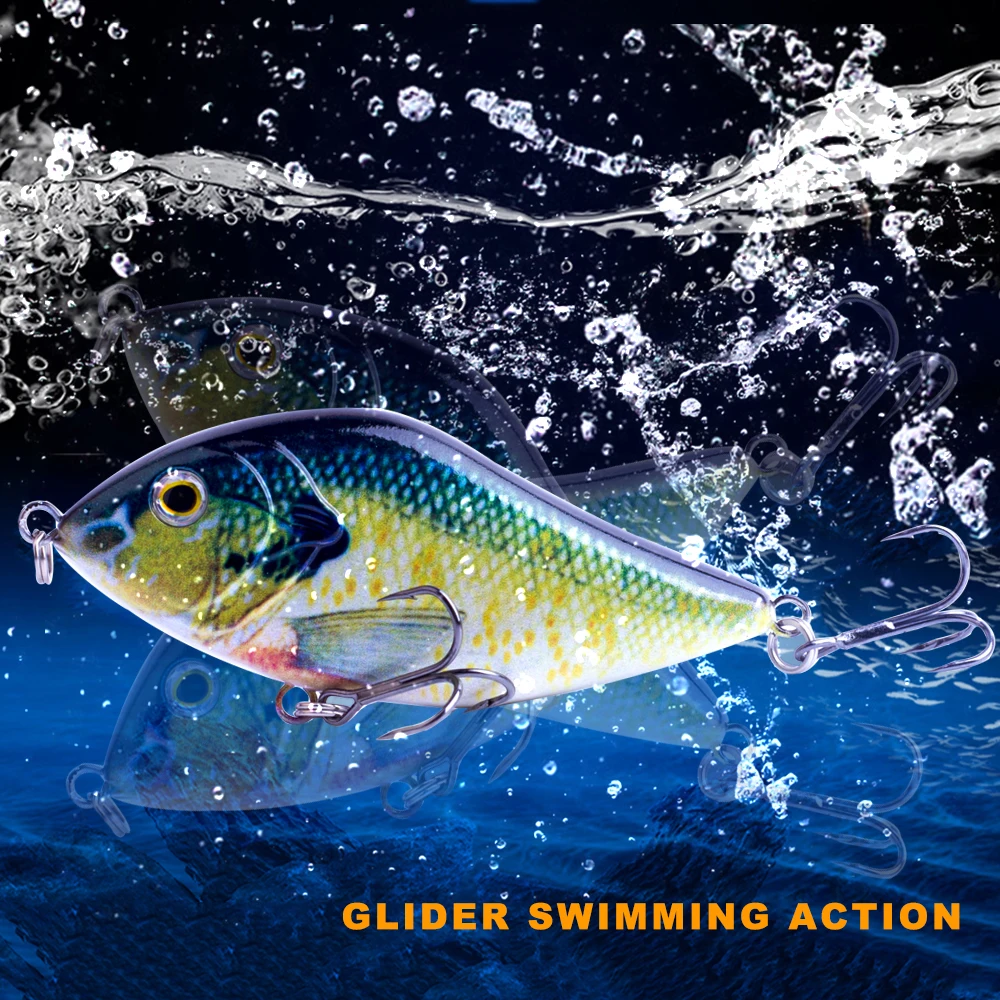CCLTBA 100MM 45G Slow Sinking Jerkbait Fishing Lure Slider Swim Action Hard Body Jerk Bait for Pike Musky Fishing