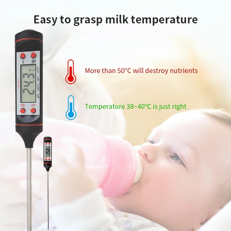 Kitchen Cooking Food Meat Probe Digital BBQ Thermometer -50 To 300'C Instant Read Oven Thermometer Tools Probe Thermometer