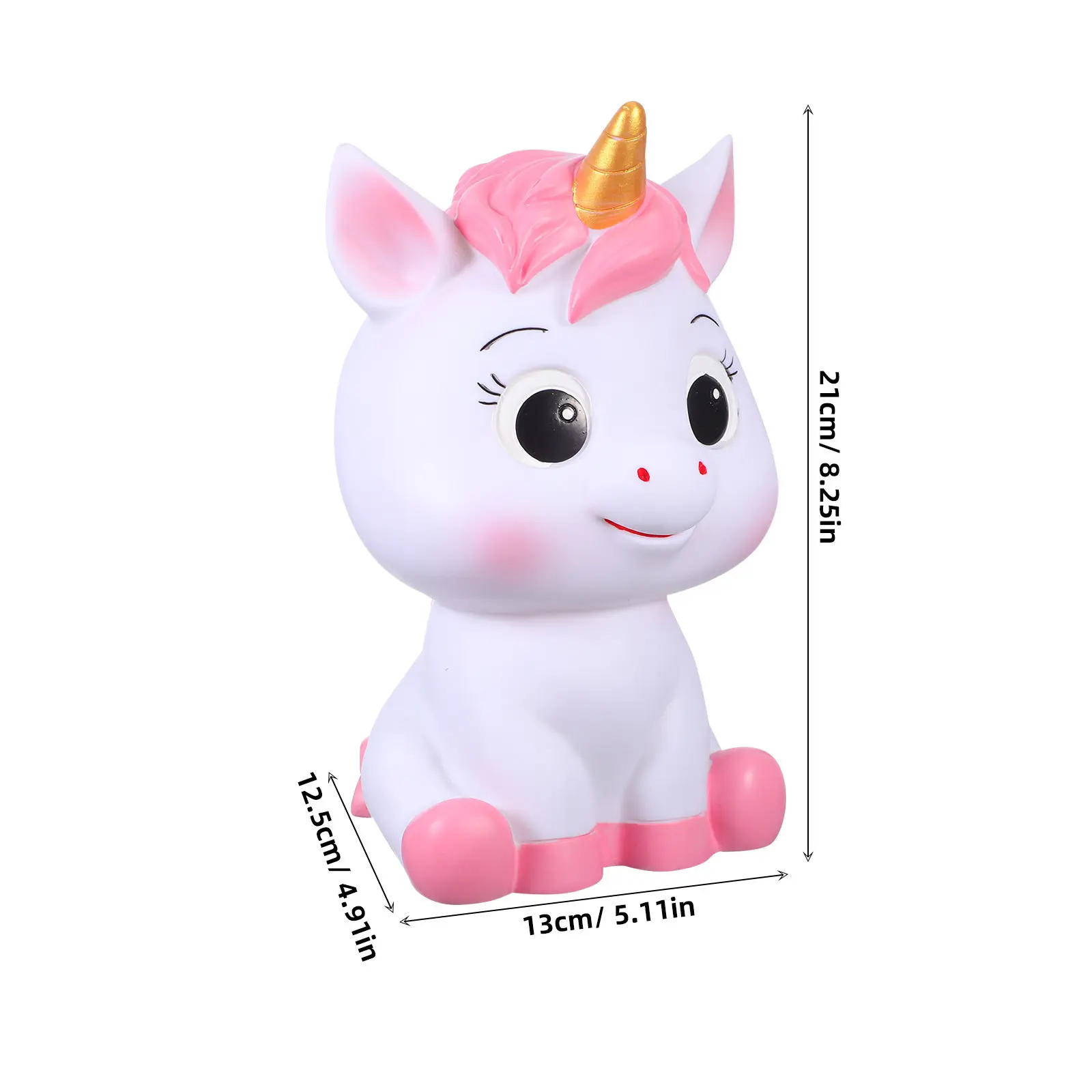 Horse Piggy Bank 2026 Year of the Horse Vinyl Coin Bank for Kids – Drop-Resistant Cute Money Box for Home & School