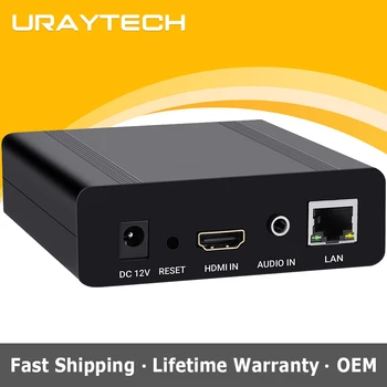 HEVC H.265 H.264 비디오 인코더 지원 HDCP HDMI - IP 라이브 스트리밍 인코더 IPTV 하드웨어 RTMP RTSP HLS UDP SRT RTMPS 스트리머
