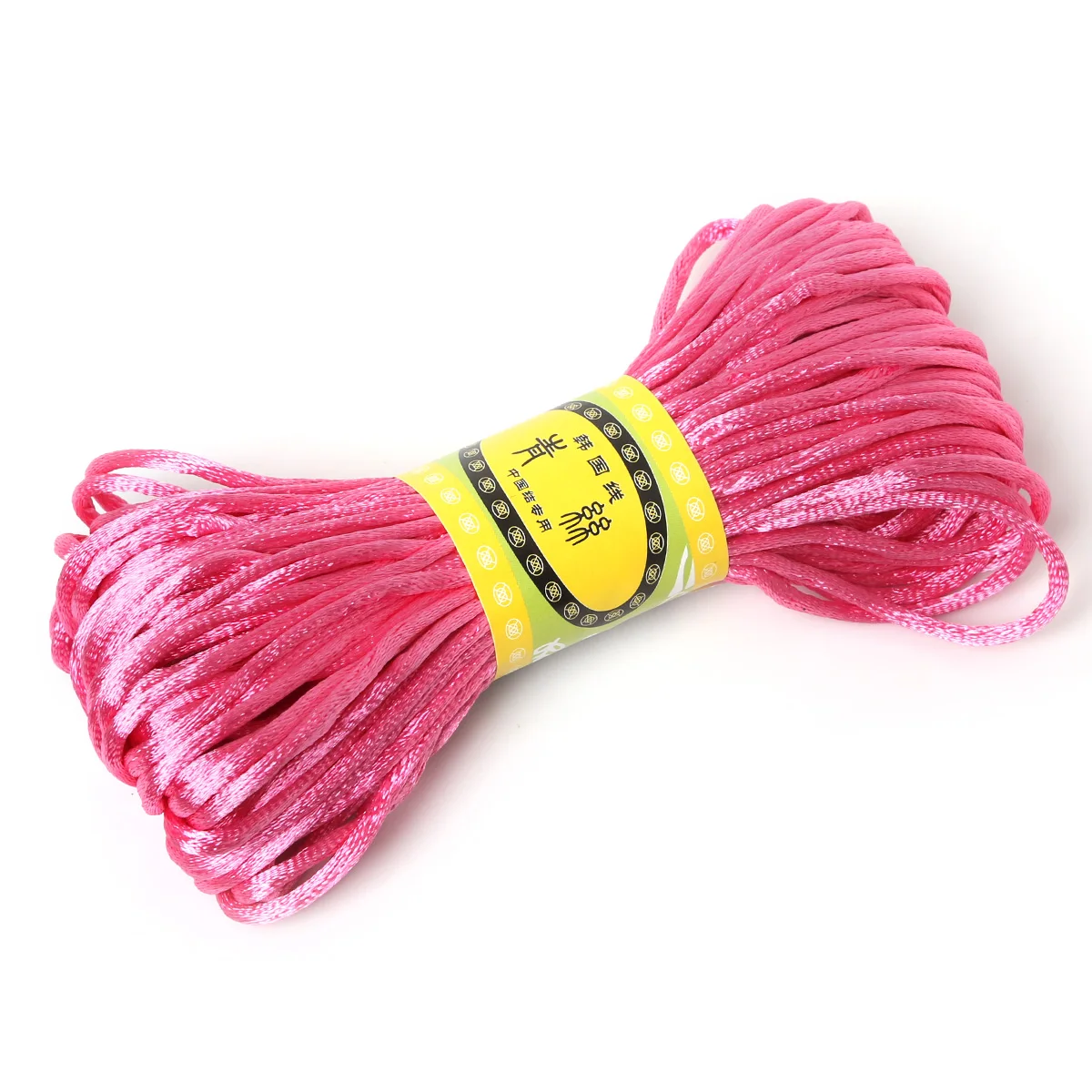 2Mm 20Meter Zacht Satijn Rattail Zijde Macrame Koord Nylon Kumihimo Voor Diy Chinese Knoop Armband Ketting Sieraden Vinden