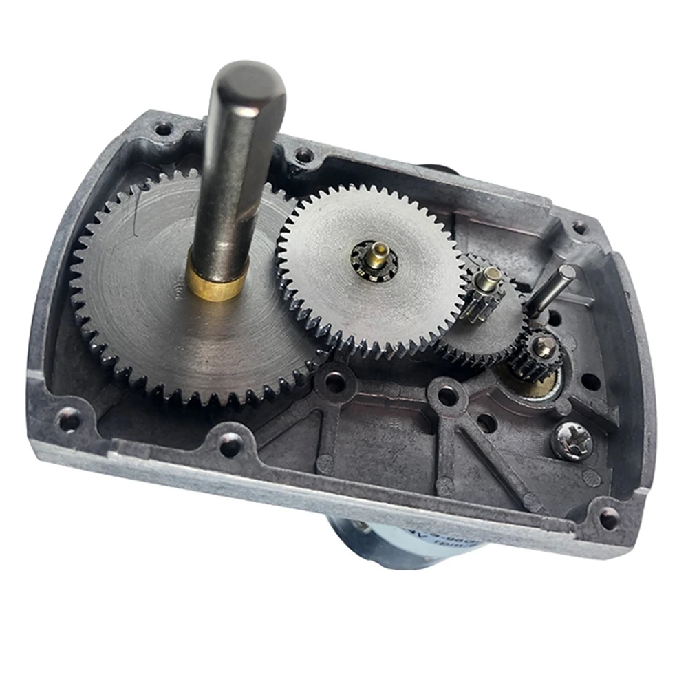 555 DC Gear Reduction Motor 12V 24V DIY Gaming Machine Metal Gear Vending Machine Motor